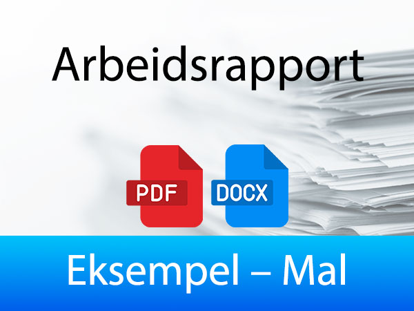 Mal for Arbeidsrapport