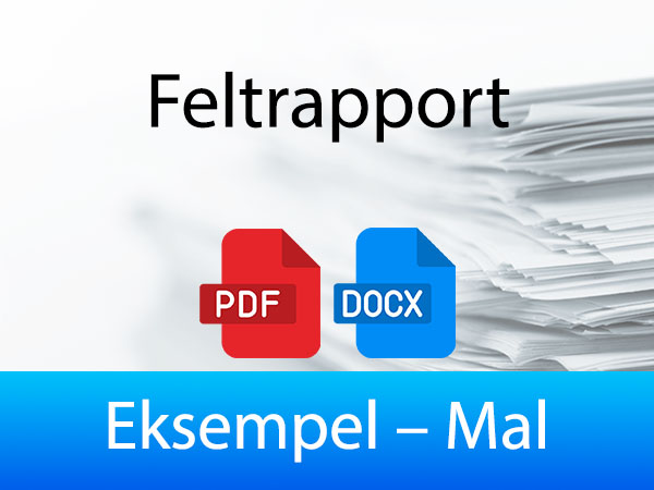 Feltrapport Mal Eksempel 