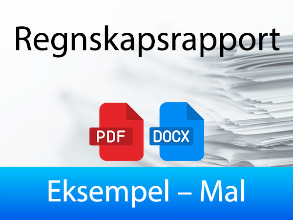 Eksempel Regnskapsrapport