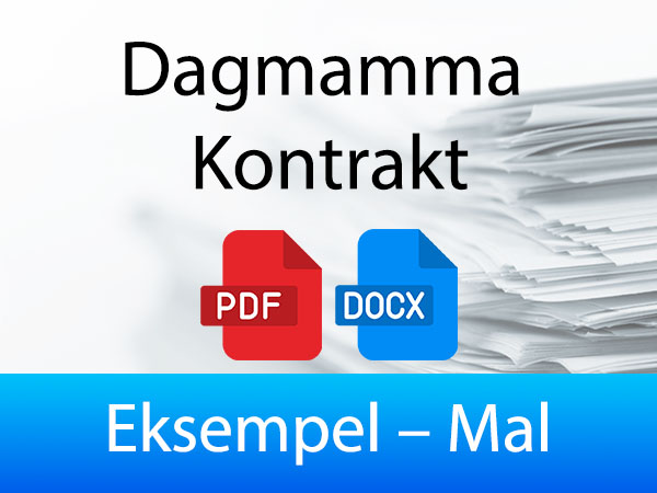 Eksempel for Dagmamma Kontrakt