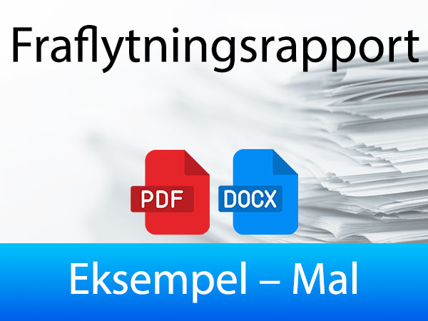 Eksempel Mal Fraflytningsrapport