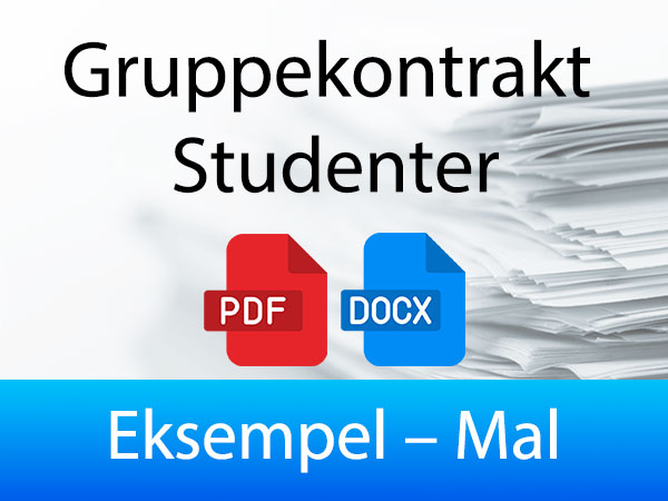 Eksempel for Gruppekontrakt Studenter