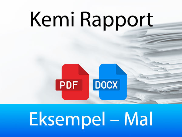 Eksempel Mal for Kemi Rapport