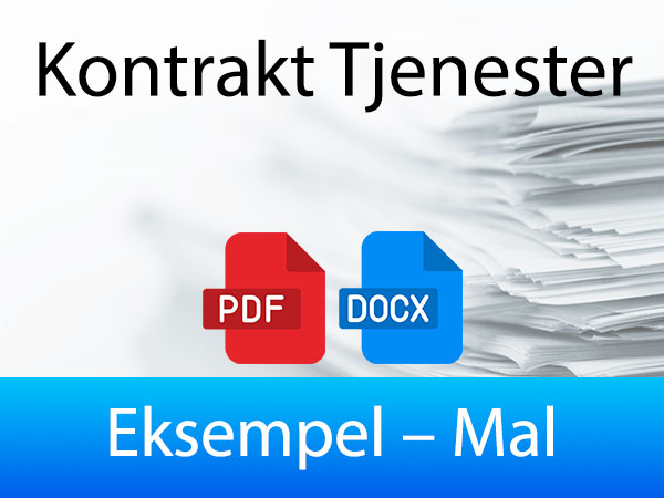 Kontrakt Tjenester – Mal Eksempel