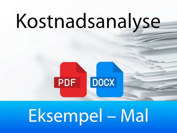 Mal og Eksempel for Kostnadsanalyse