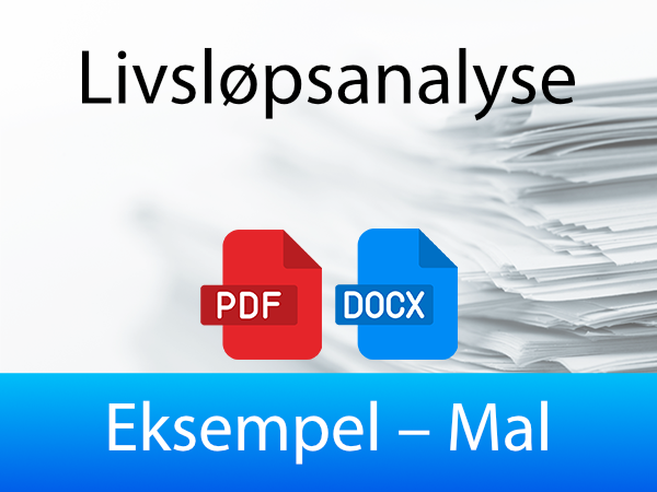 Eksempel – Mal for Livsløpsanalyse