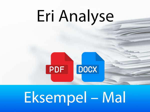 Eksempel for Eri Analyse som brukes og tilpasses i WORD– und PDF-format