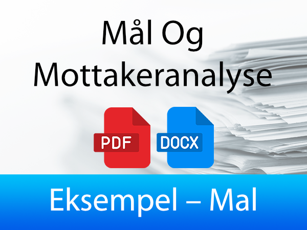 Mal – Eksempel for Mål Og Mottakeranalyse